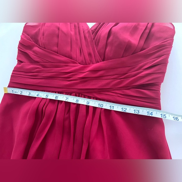 Bill Levkoff Bridesmaid dress Size 10 - color wine/cranberry - Picture 9 of 16